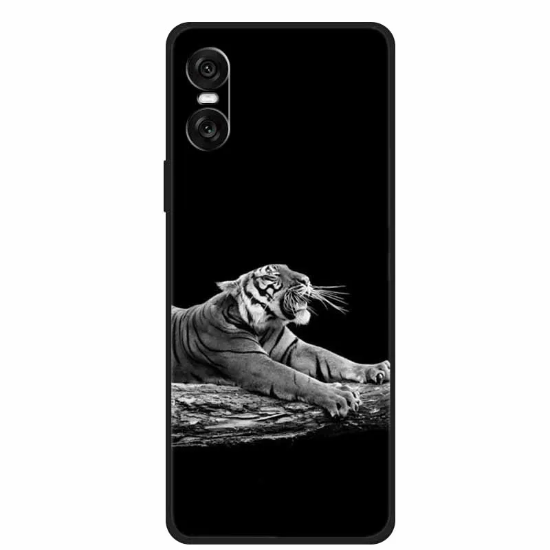 Cool Silicone Cover for Sony Xperia 10 VI Case Printed Fashion Soft Back Cover for Sony Xperia 10VI Case Protector Print Shells