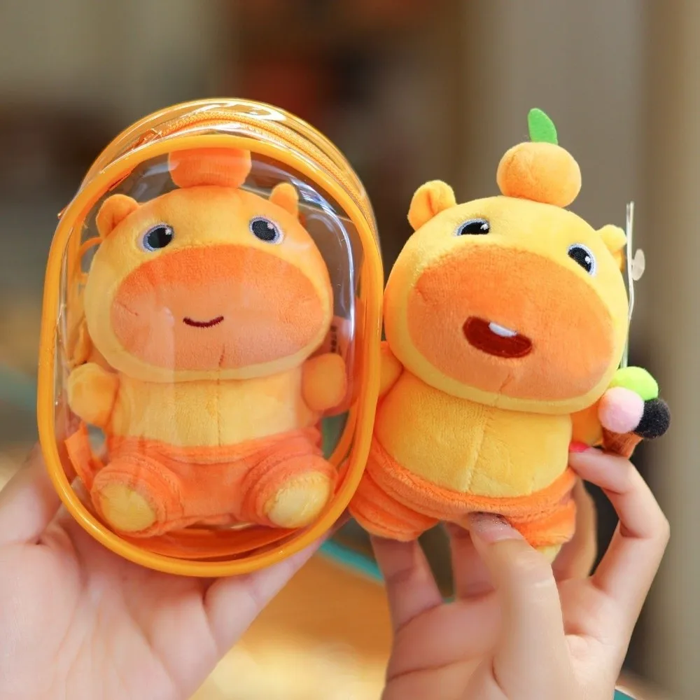 ตุ๊กตาคาปิบาร่านุ่มนิ่ม แต่งตัวได้ พวงกุญแจตุ๊กตา ของตกแต่งกระเป๋า ตุ๊กตาคอสเพลย์อนิเมะ