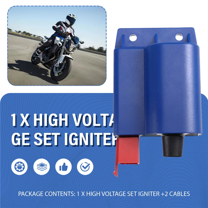

Premium Universal Motorcycle CDI High-Voltage Ignition Package For Carburetors And EFI Models 1/2/9/10/11/17/22/23/34/35