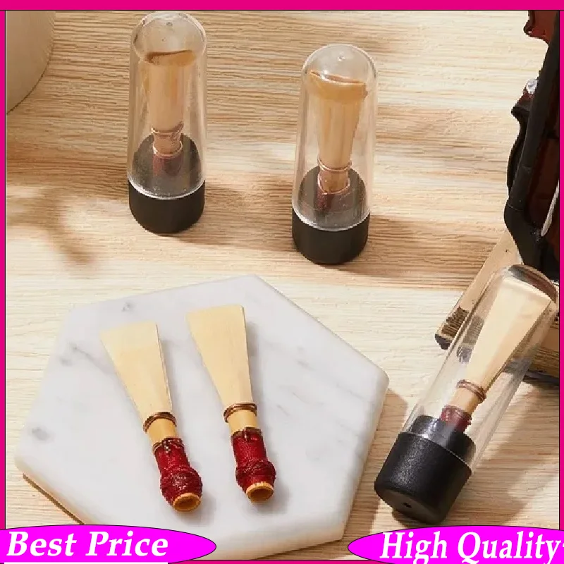 1/5/10pcs Bassoon Reed Red Line Wood Parts And Accessories Medium Strength Bassoon Reed Woodwind Instrument Spare Parts