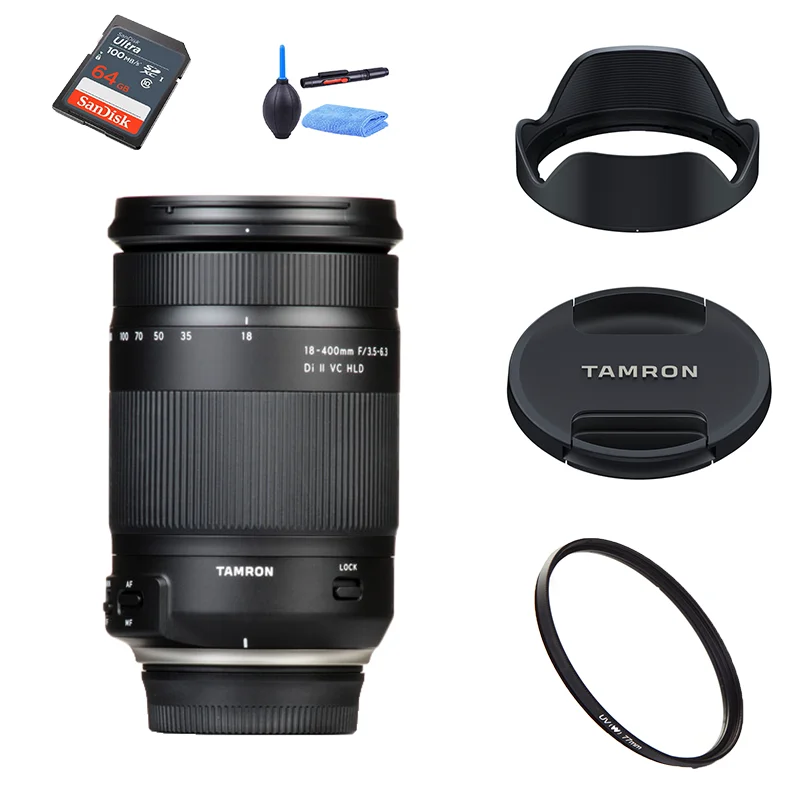 Tamron 18-400mm f/3.5-6.3 Di II VC HLD Lens Canon EF