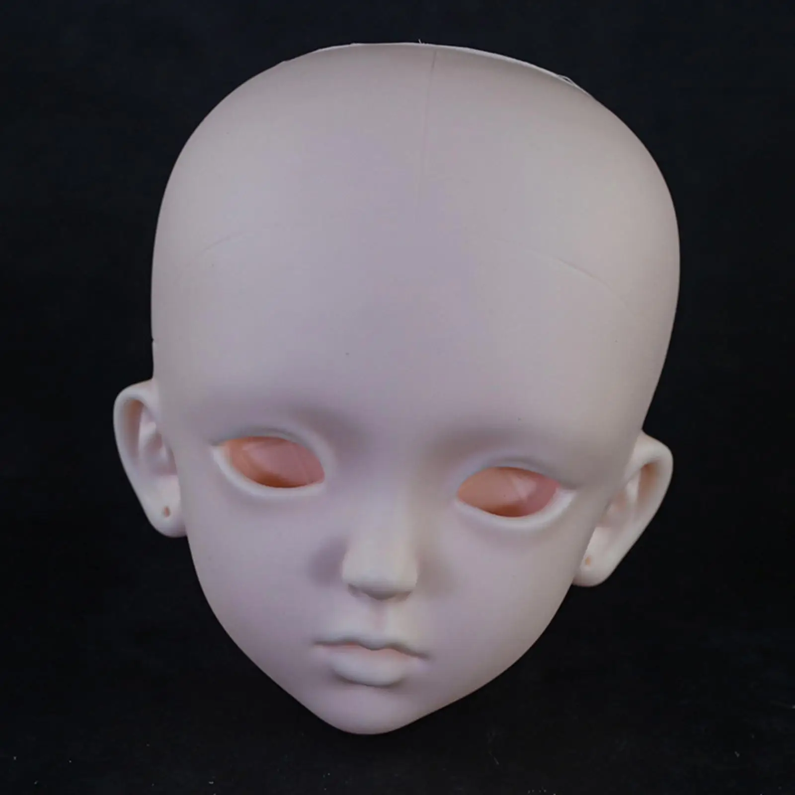 BJD Male Doll Head 60cm Toys Doll DIY without Eyes Blank Figure Parts Replacement for Toy Doll DIY Doll Making Practice Makeup