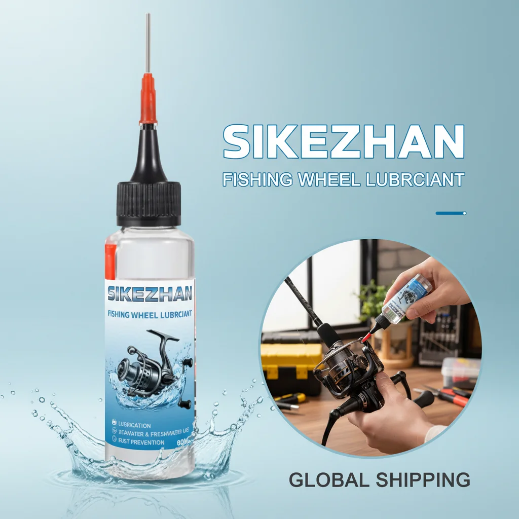 Professional Lure Fishing Reel Lubricant，Needle Tip, Smooth Cast/Retrieve，Rust Prevention，Safe for Bearings，Gears，Line Roller