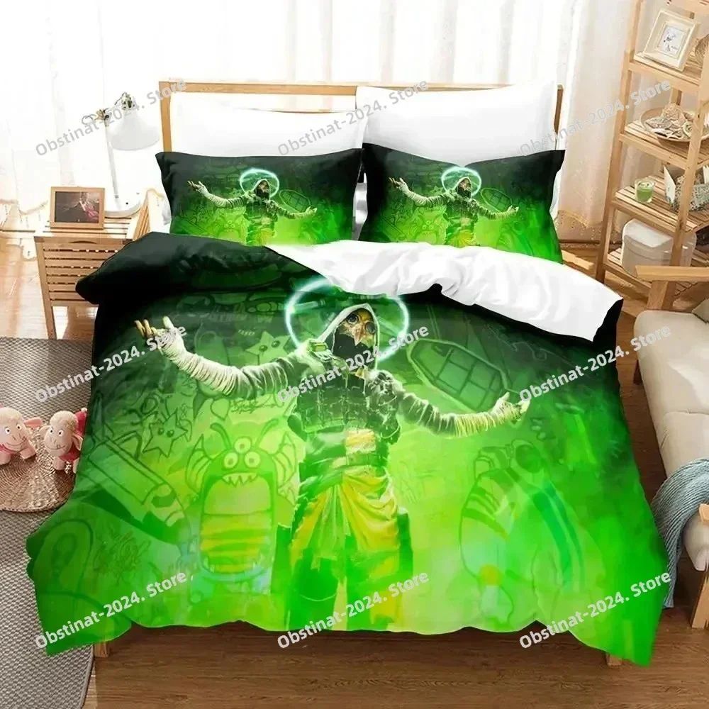 3D Game XDefiant Bedding Set Printed Bed Set With Pillowcase Bed Duvet Cover Soft Single Double Queen Super King Size Boys Adult