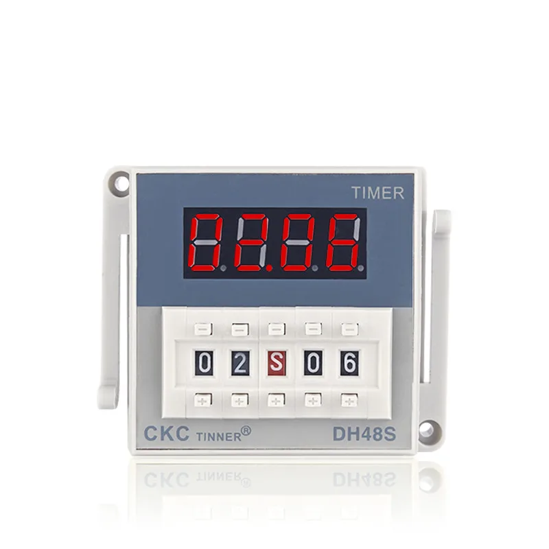 

DH48S-11 Power on Time Delay Relay 11-Pin DPDT 0.01S-9999H DC12V DC24V AC220V AC380V w Socket