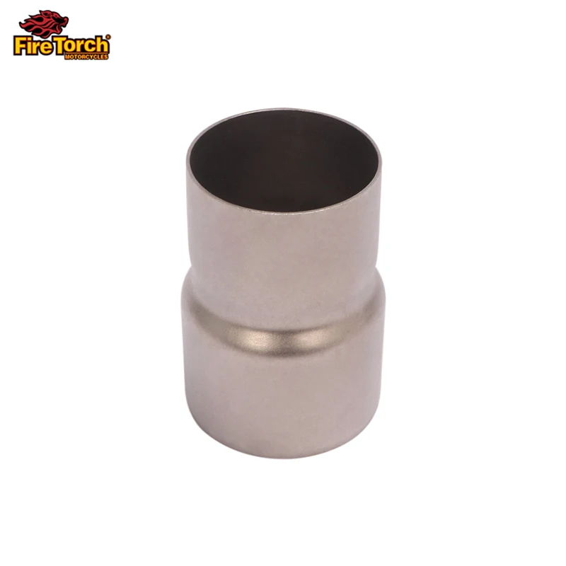 Universal 61mm-51mm Motorcycle Modified exhaust Muffler pipe Stainless Steel Adapter Reducer Connector Pipe Tube Espace Moto