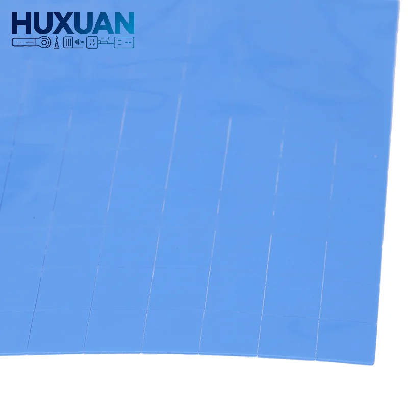 100 pièces de coussinets thermiques en silicone conducteur 10*10*0.5mm pour dissipateur de chaleur GPU CPU