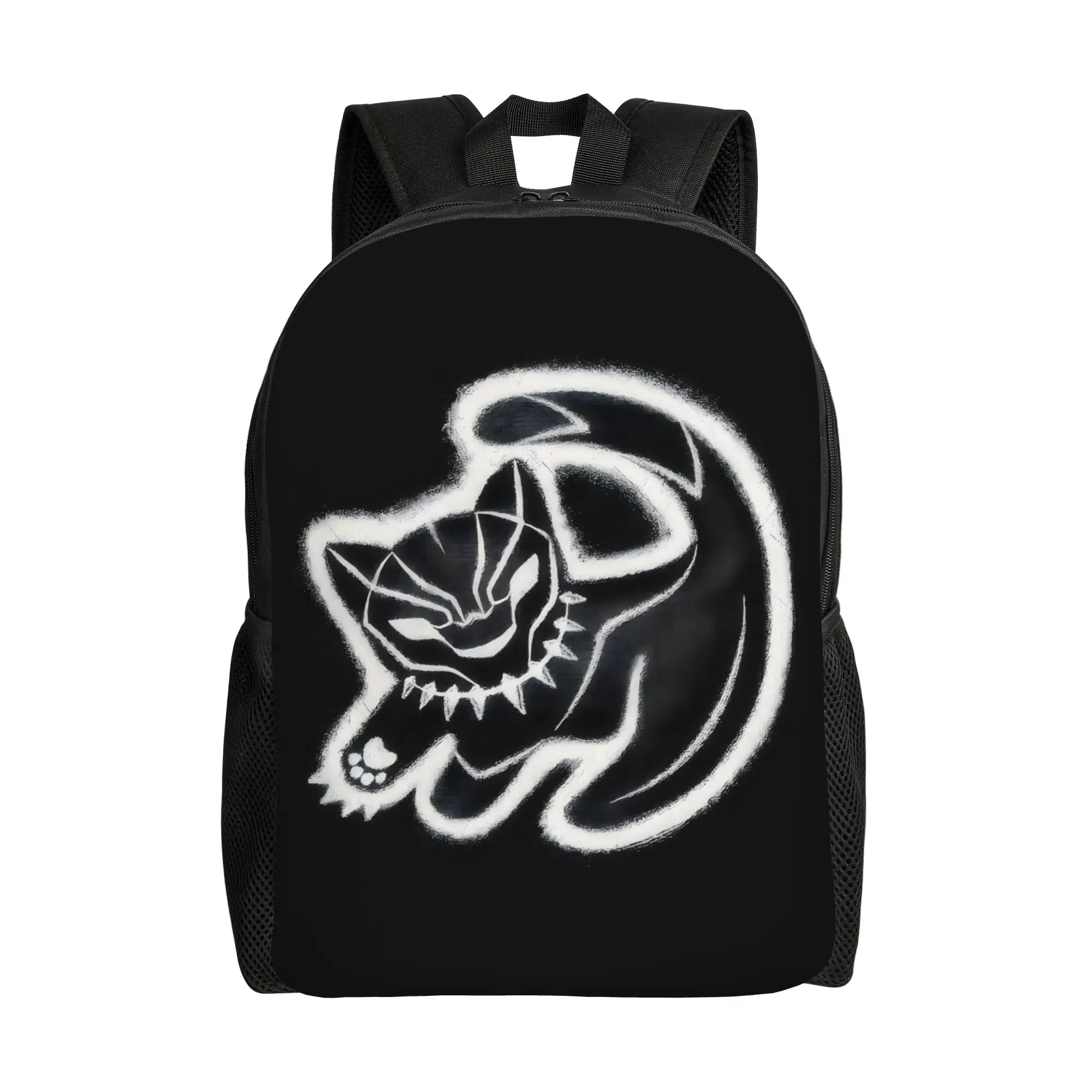 

Back to school season Cool Cartoon Black Panther Black and White Version Daypack Marvel Couple Bookbag Backpack