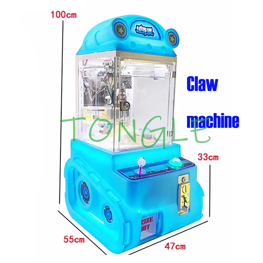 

Светодиодный мини-игрушечный игровой автомат с краном, подарочная машина с клипсой Tank Hero, для карнавала, аркадного захвата, с монетоприемником, КТВ, кинотеатр