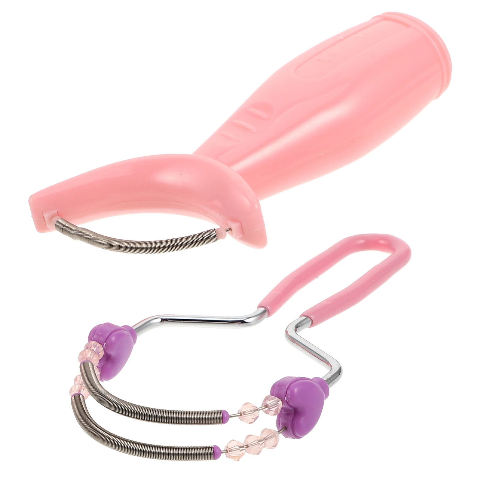 

2pcs Manual Spring Remover Face Hair Removal Device Women Face Hair Removal Device Portable Epilator Lip Sweat Tool