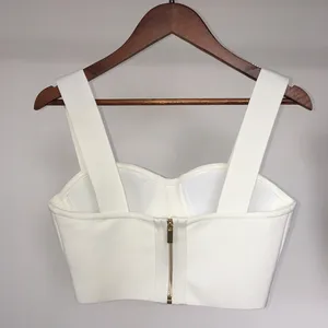 Phụ nữ mùa hè soild sexy quây lưng không có màu cam đen trắng camis băng TOPS 2023 Nhà thiết kế thời trang nổi tiếng High Street Top 12 Quần áo bán hàng chính Orange - №11