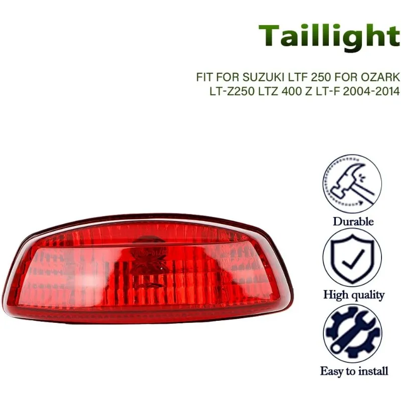 35710-03G20 Red ATV Brake Tail Light Fit For Suzuki LTF 250 for Ozark LT-Z250 LTZ 400 Z LT-F 2004-2014