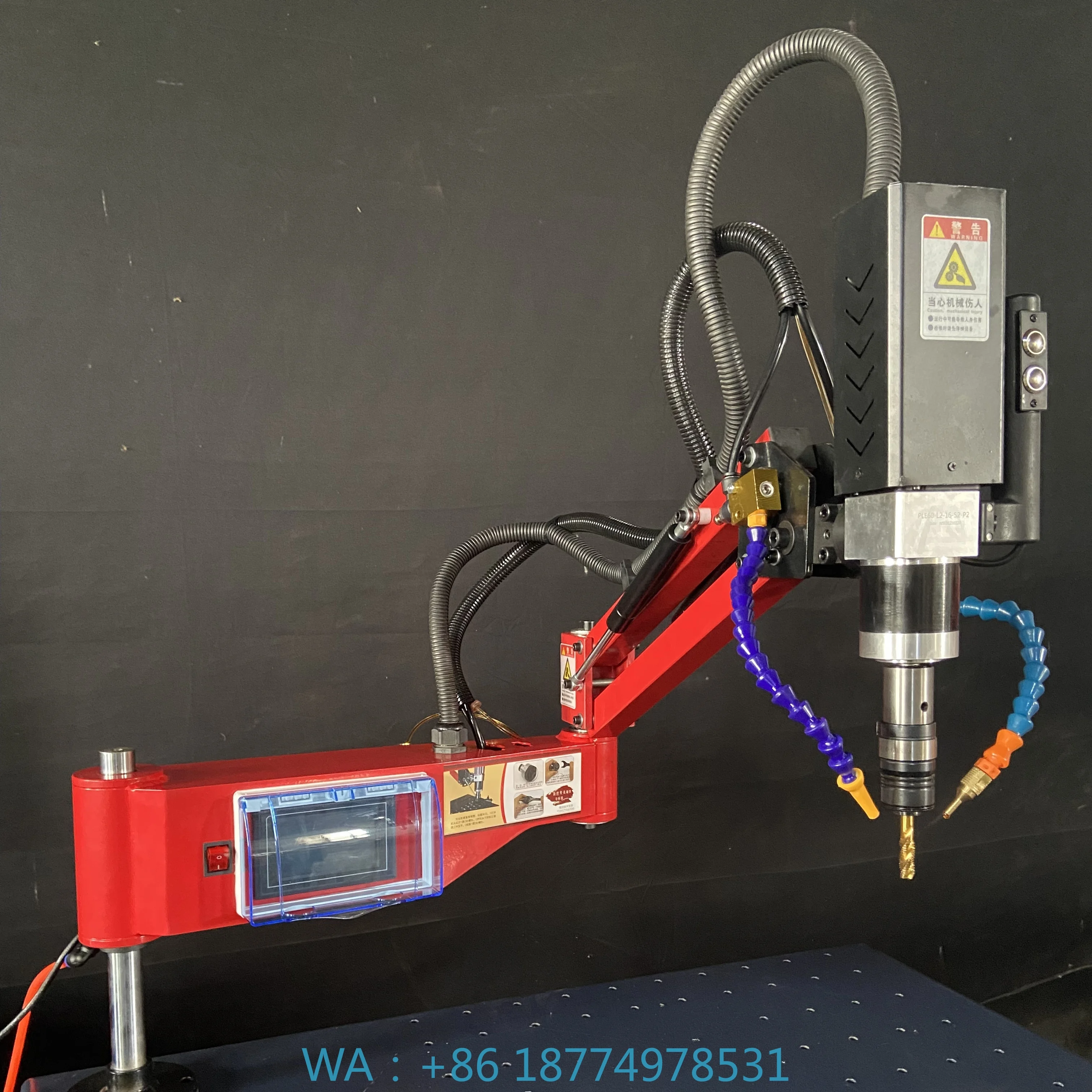 Tapping Machine with Touch ScreenAutomatic Servo Universal Tapping Arms M3-M20 Electric
