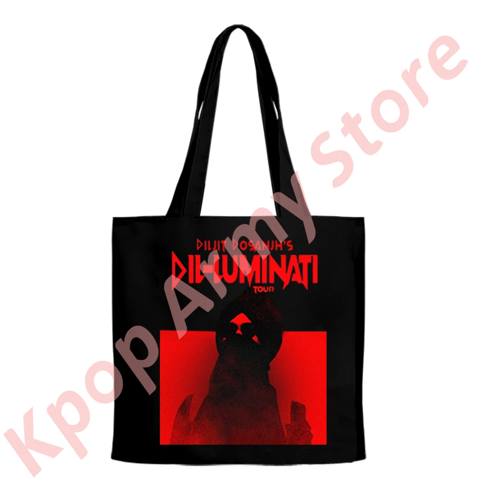 Diljit Dosanjh Dil-Luminati Tour Merch Shoulder Bags Summer Women Men Fashion Casual Streetwear Bag