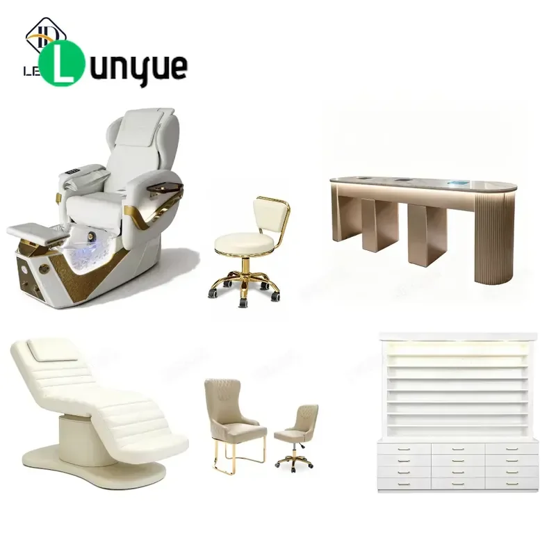 Professional Furniture Set Pedicure Chair and Manicure Table for Spa Beauty Shop One Stop Procurement Solution