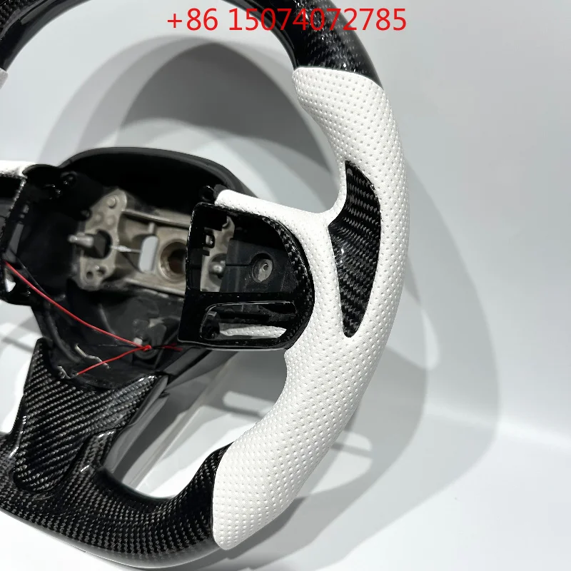 Custom Carbon Fiber Steering Wheel For  Challenger Charger Durango SRT Chrysler Jeep Interior Upgrade Mod Parts