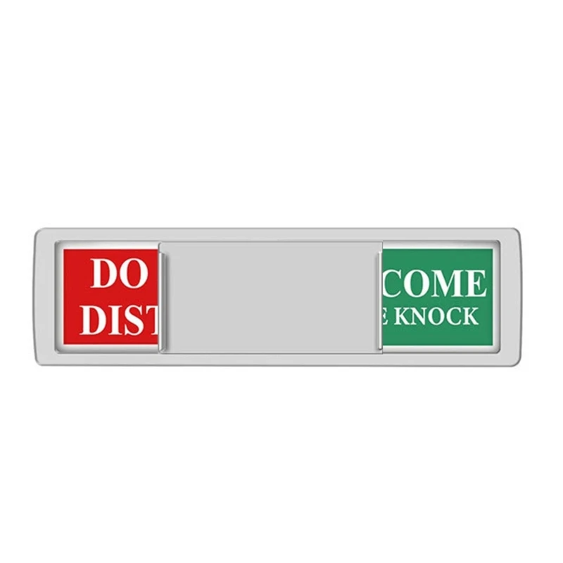 H55A Do Not Disturb Vacant In Use Door Sign Privacy Slider for Home and Office Use