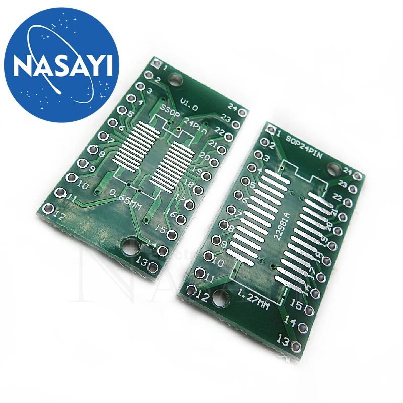 10szt/lot SOP24 SSOP24 TSSOP24 SMD do in-line DIP 0.65/1.27mm Adapter Board
