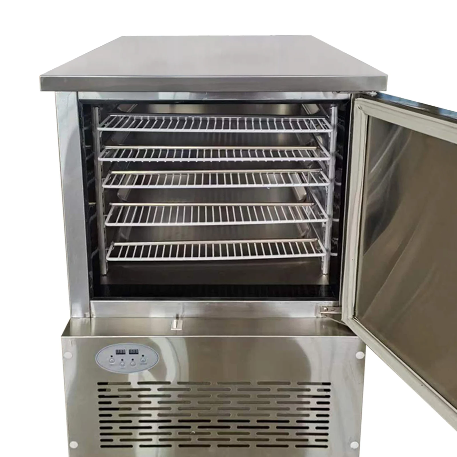 Commercial Stainless Steel 6 Trays Blast Chiller Dumpling Freezer Desserts Chest For Restaurant Bar Shop