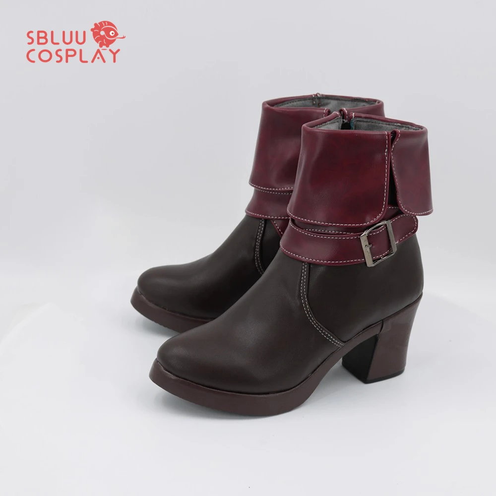 أحذية SBluuCosplay Hunt Merigold Triss التأثيرية أحذية مصنوعة حسب الطلب ملحقات حفلات الهالوين كرنفال للساحرة