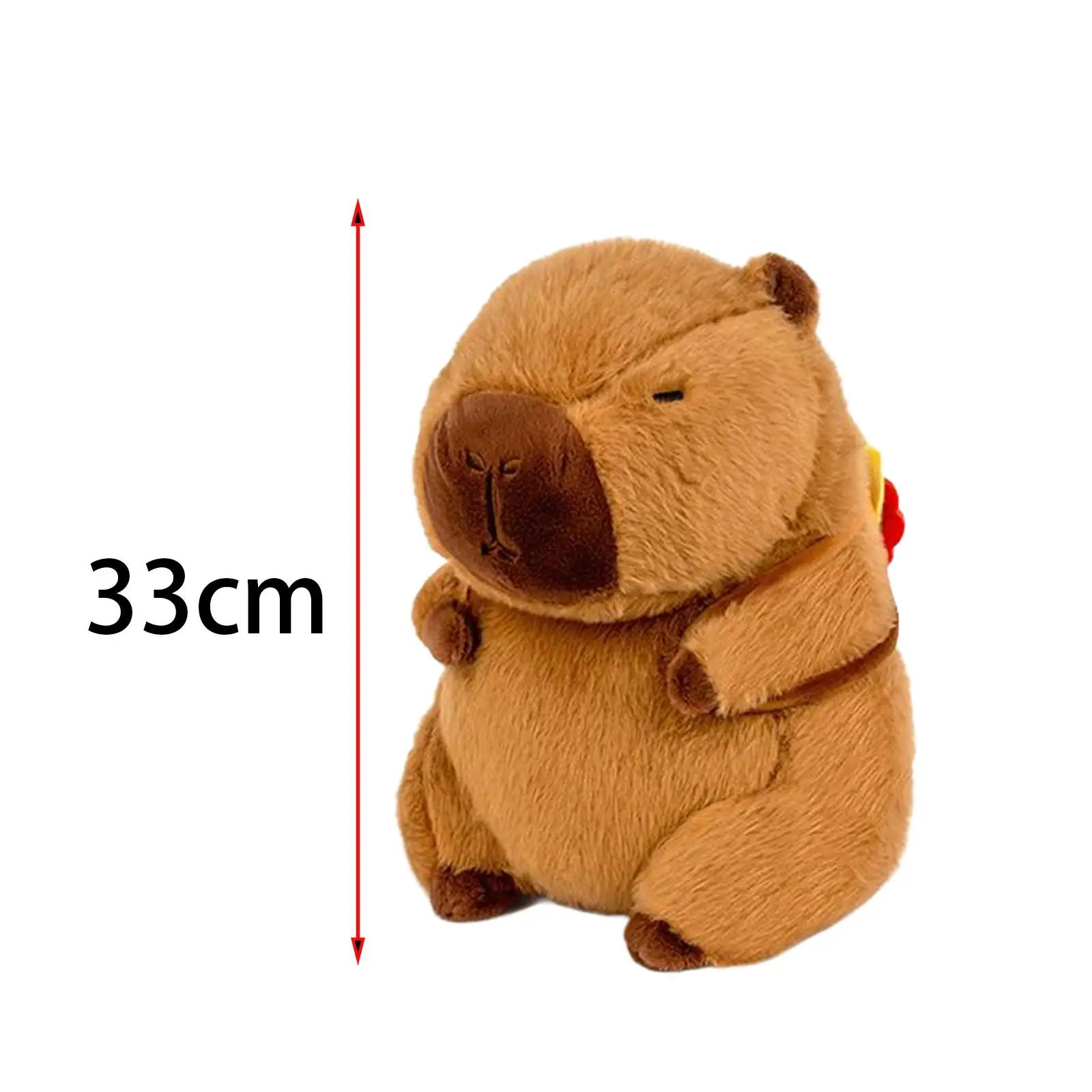 Capybara peluche creativo peluche capibara bambola soggiorno decorazione per la famiglia bambini bambini regali di compleanno decorazione del partito