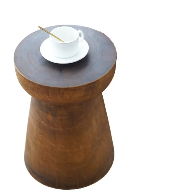 

Modern Small Table Home Decor Natural Side Table Rustic Round Stump
