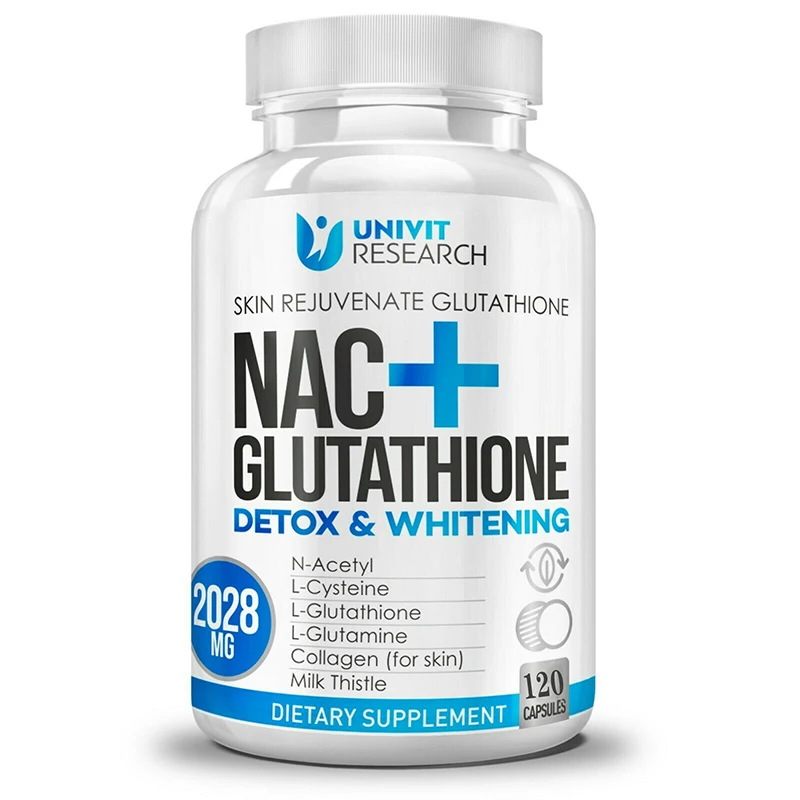 NAC+Glutathione Protein Capsules - Beautiful Skin, Antioxidant Supplements, Joint, Hair, Nail Health, Liver, Skin, Brain Health