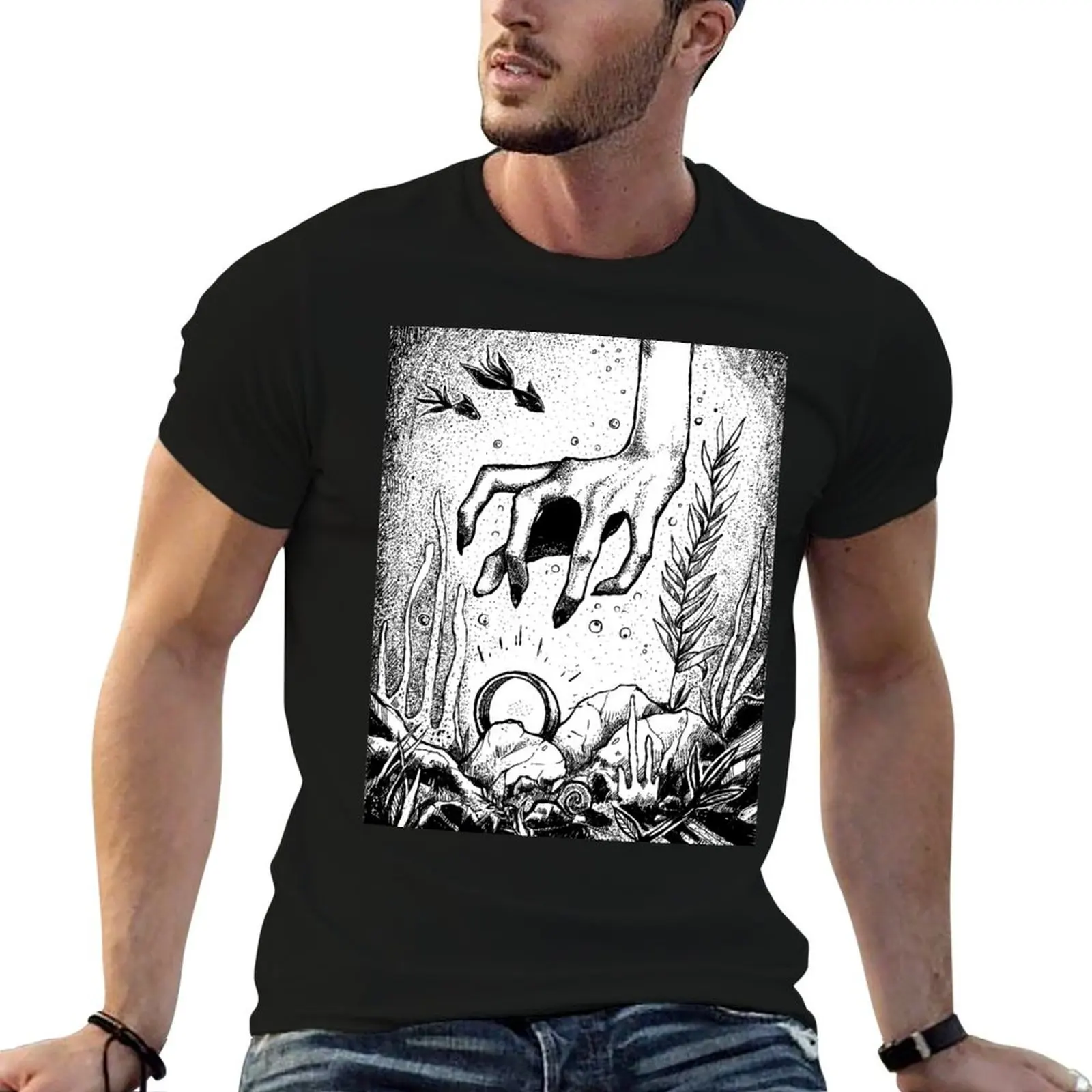 

Déagol's Recovery of the One Ring T-Shirt t shirts with prints man t shirts for men casual T-Shirt