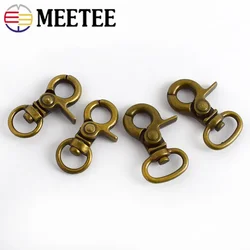 10/20/50Pcs 10/12mm Bronze Metal Lobster Clasp Handbag Strap Connector Hook Swivel Keychain Carabiner Dog Collar Craft Accessory