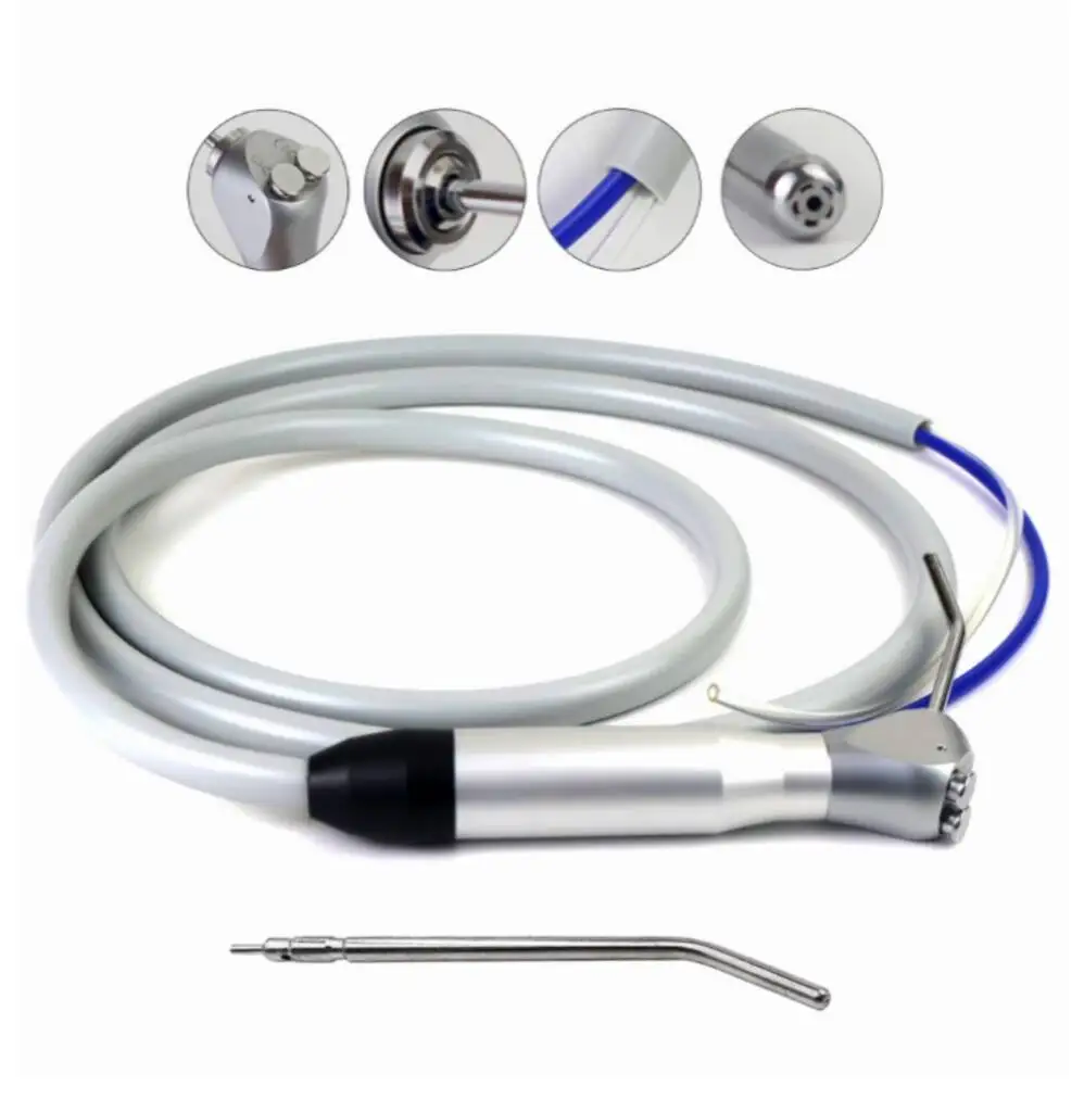 Dental Triple Syringe With Tube Compatible For Sirona C8+ Dental Chair 3 Way Air Water Syringe Handpiece Unit Spare Replacement