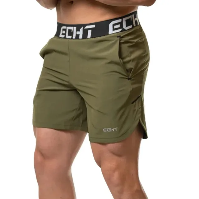 Nowe męskie spodenki do kulturystyki Fitness męskie letnie siłownie treningowe męskie oddychające szybkoschnące ubrania sportowe Jogger krótkie spodnie plażowe