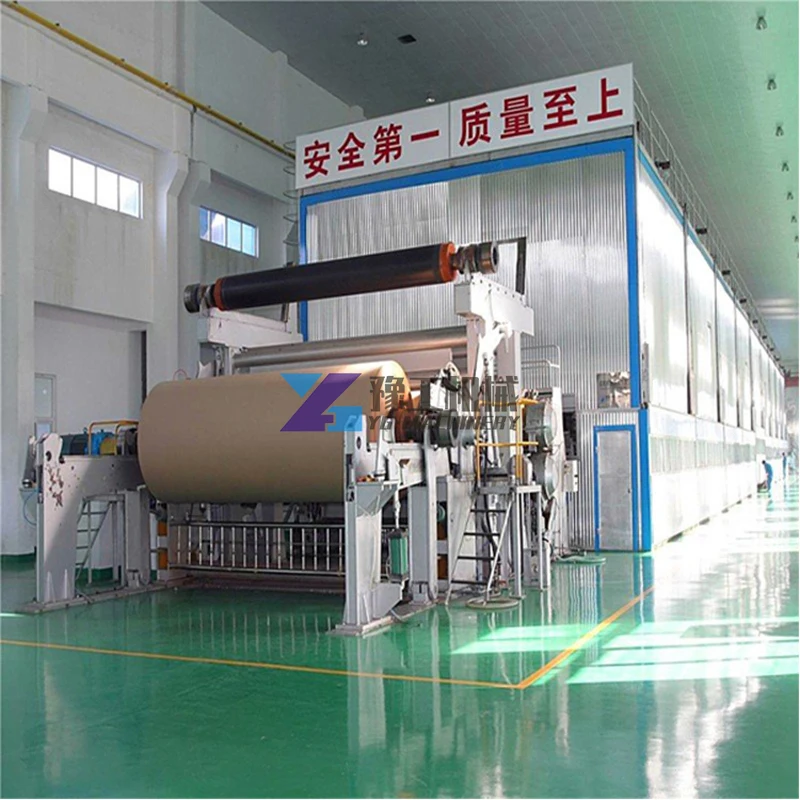 Cotton Rice Straw Recycling Carton Paper Machine Box Making Machine for Corrugated Cardboard Production Line
