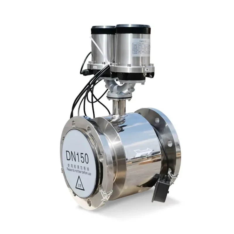 

RS485 Ptef Lining Industrial Liquid Battery Powered Electromagnetic Flowmeter High Accuracy Water Flowmeter
