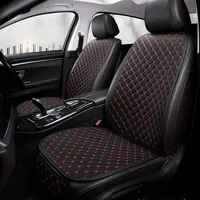 Car Seat Covers Set Universal Leather Four Seasons Front Rear Seat Protector Car Seat Cushion Pad Mat Auto Interior Accessories