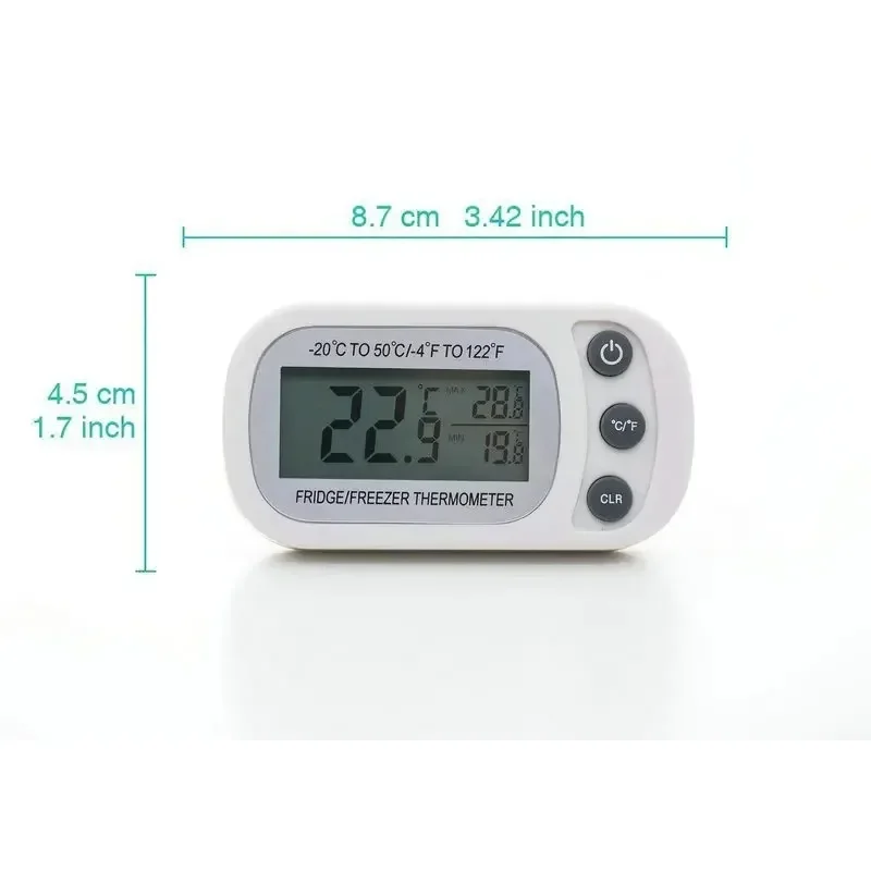 Digital Thermometer, Freezer, Cold Storage, Moisture-Proof, Refrigerator thermometer