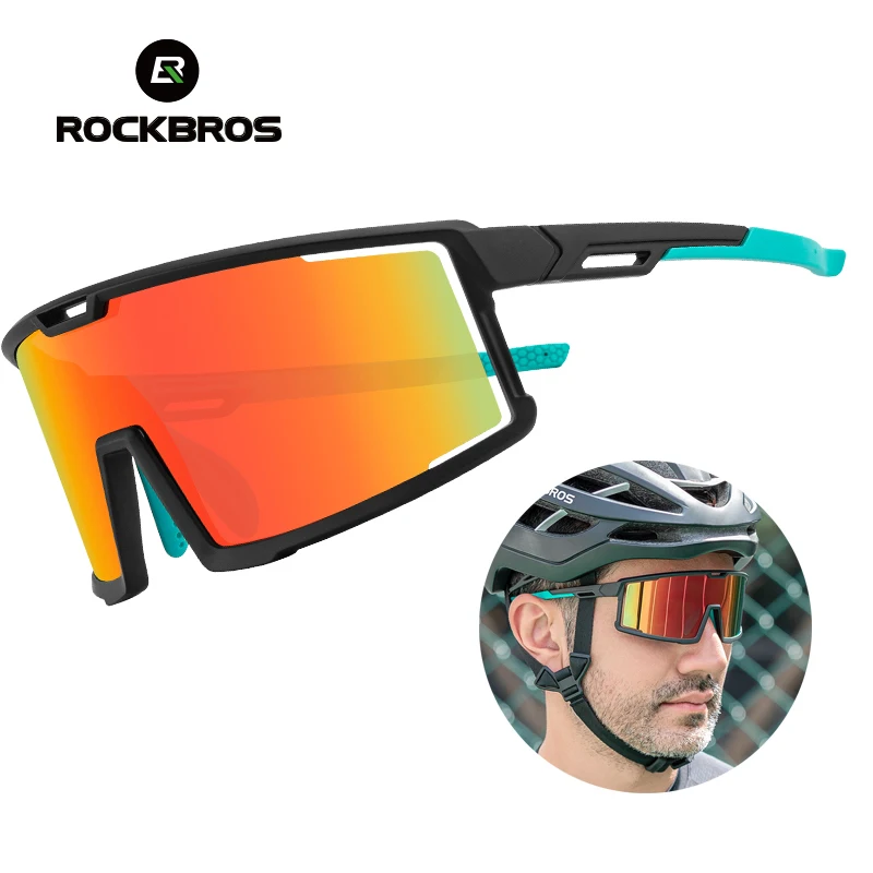 

ROCKBROS Bicycle Cycling Glasses Polarized Sunglasses Men Sports Goggles With Myopia Frame Cycling Eyewear MTB Road Bike Glasses