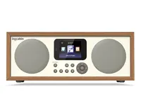 Dual channel home decoration wooden audio network radio IR Radio with spotify/Bluetooth