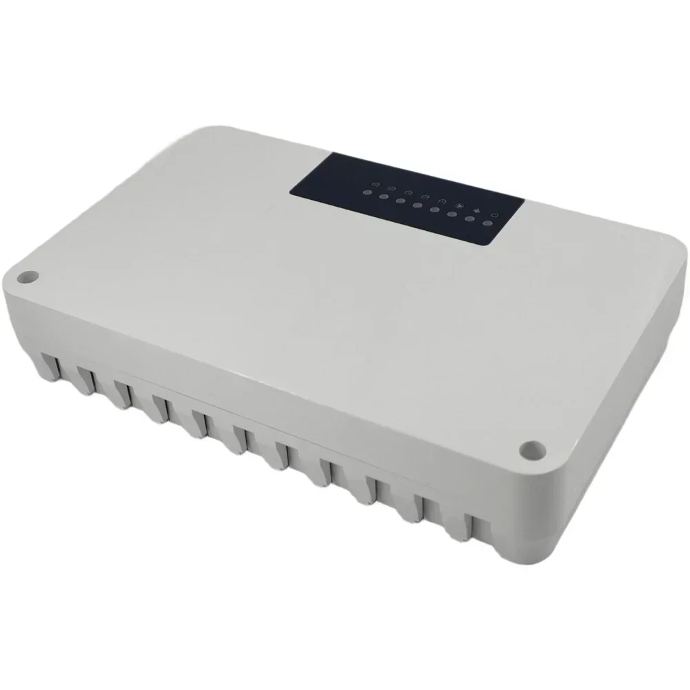 Central Heating Controller 8 Channel for Multi Zone Floor Heating with Pump Valve Actuator and Thermostat Compatible Design
