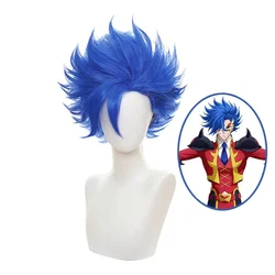 SK8 the Infinity Shindo Ainosuke Blue Short Wig Cosplay SK Eight Heat Resistant Synthetic Hair SK∞ Party Wigs Wig Cap