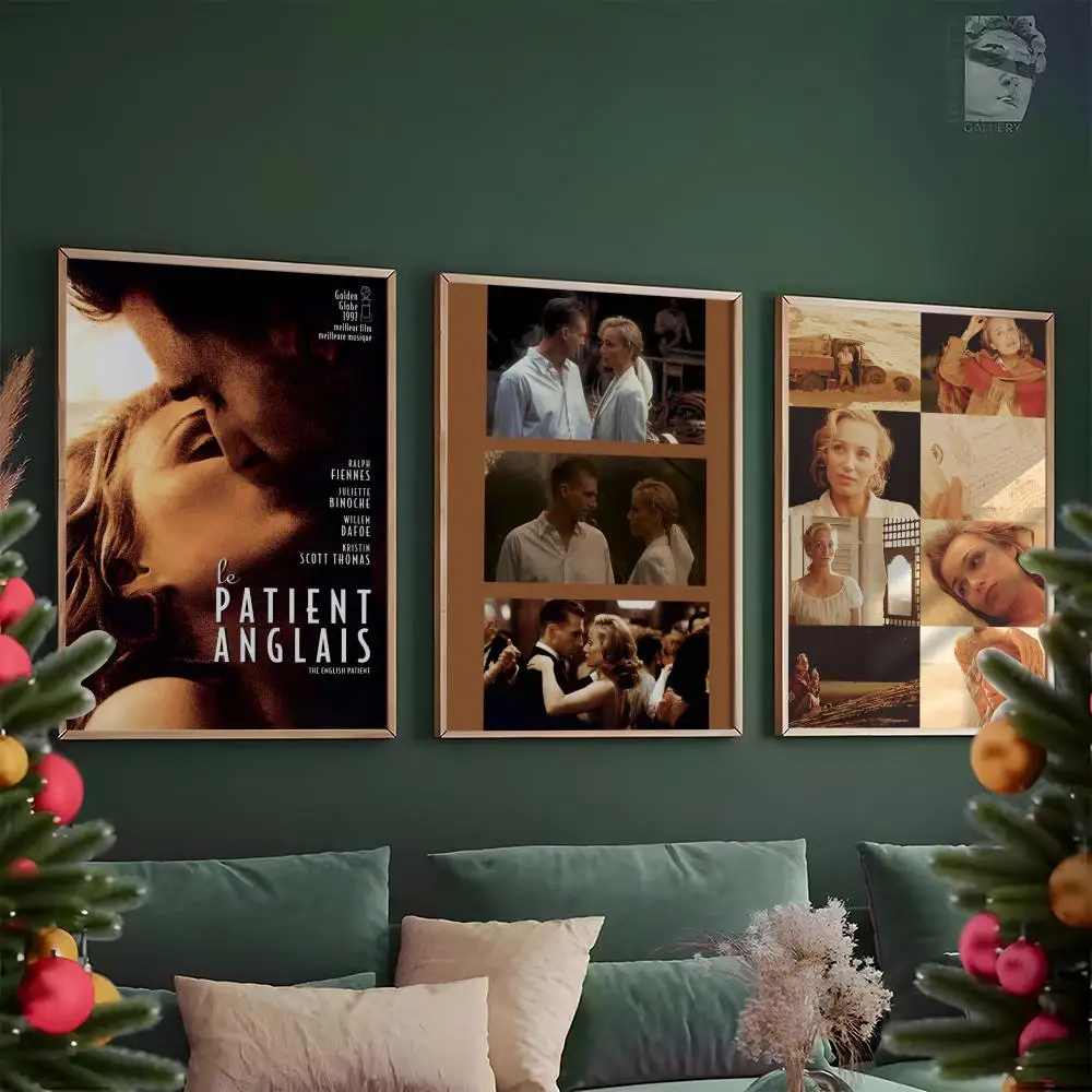 ملصق الفيلم الكلاسيكي للمريض الإنجليزي عالي الدقة أنيمي موضوع ساخن المغني/OST/فيلم مقاوم للماء ذاتي اللصق ديكور المنزل #2