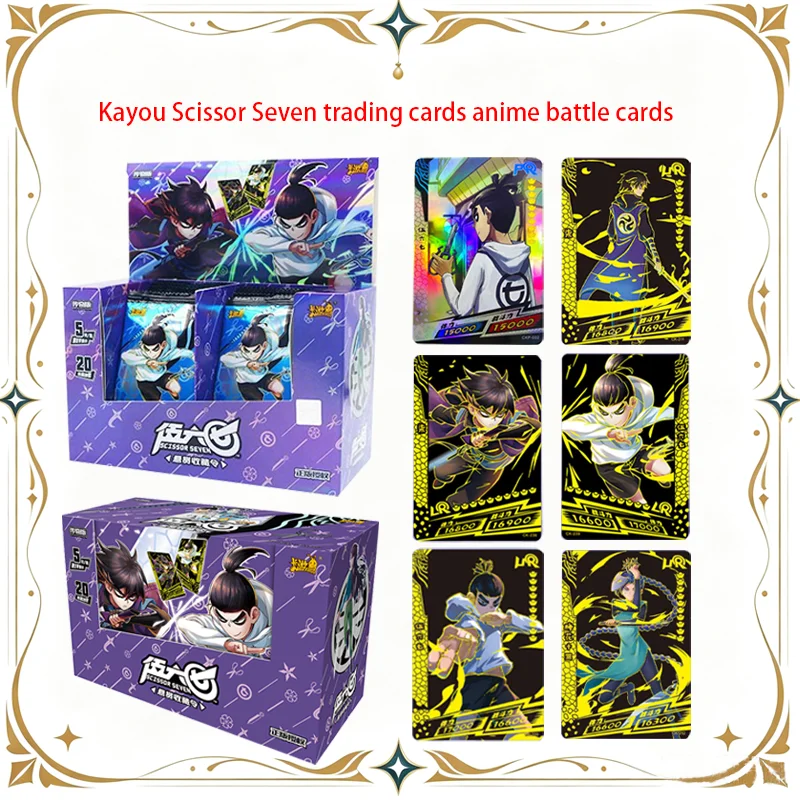 Kayou Scissor Seven Anime Cards Series 2 Legendary Deluxe Version Collectible Cards Seven Thirteen Character Card Christmas Gift