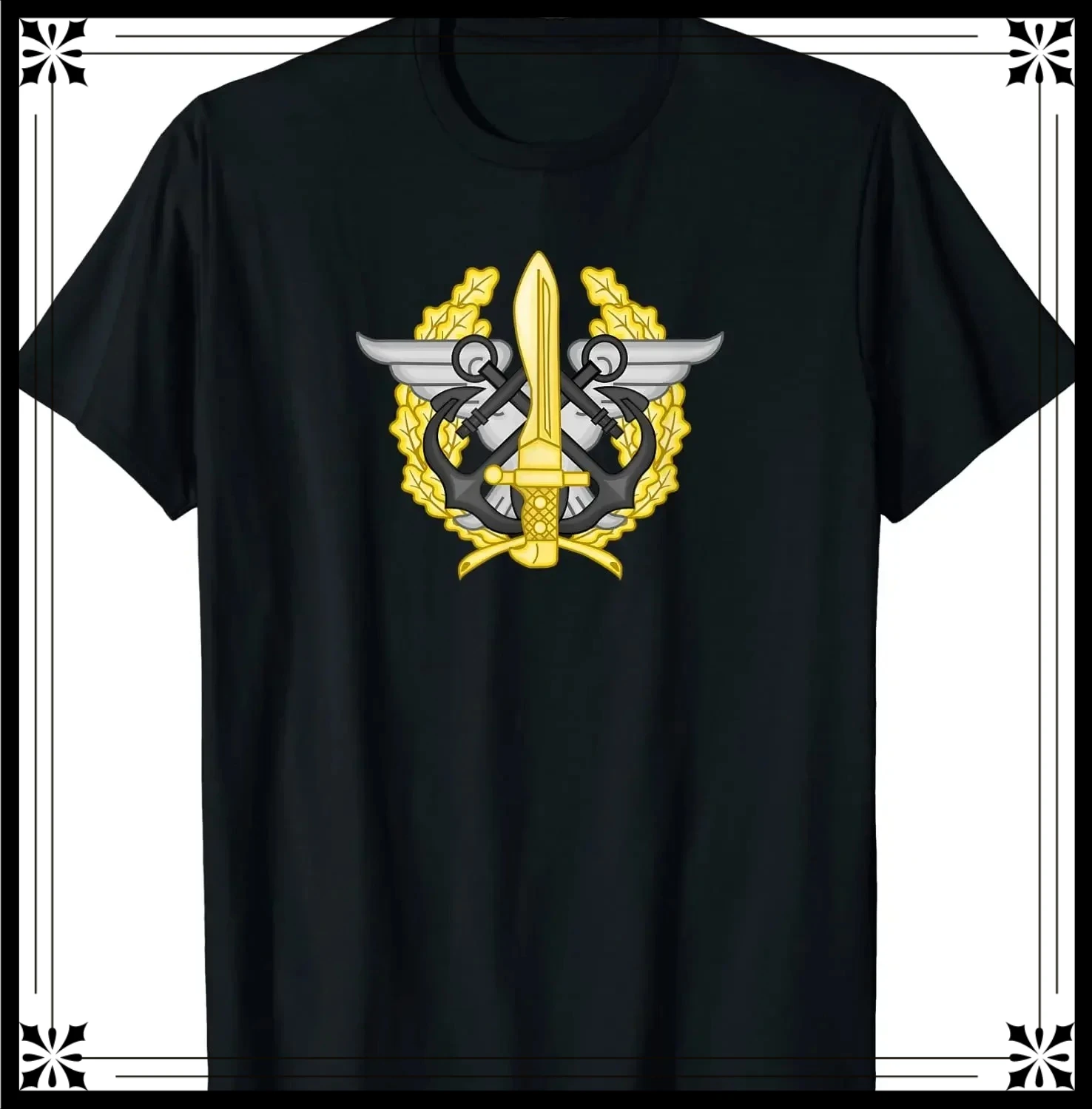 Camiseta del Comando de Operaciones Especiales Conjunto de España (MCOE), 100% algodón, cuello redondo, manga corta, camiseta informal de verano para hombre, ropa de calle