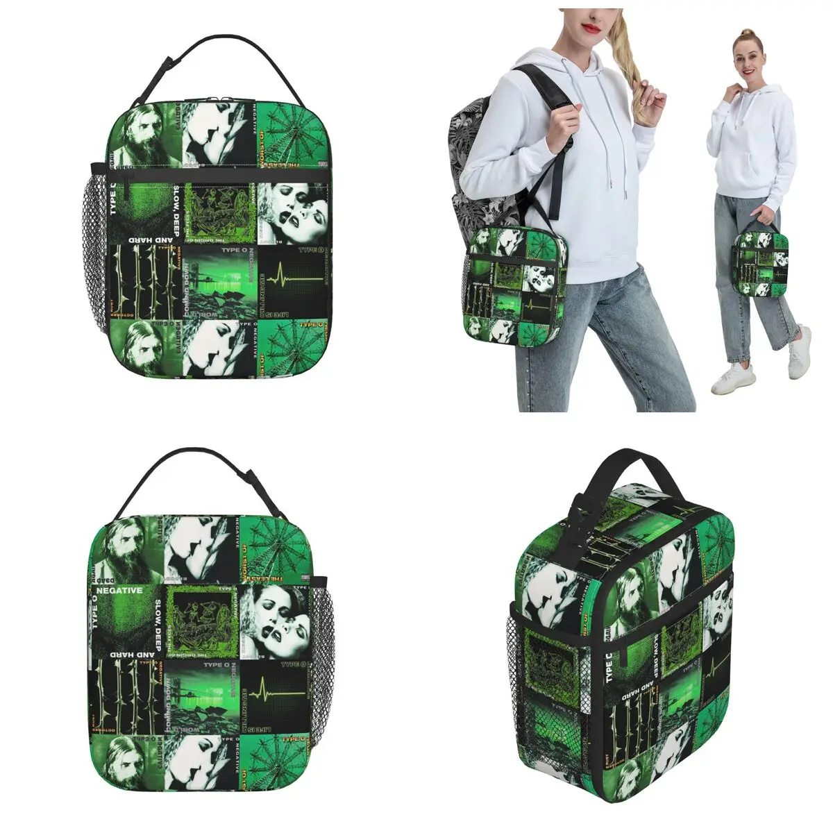 Type O Negative Albums Covers Product Insulated Lunch Bag Work Storage Food Box Portable New Arrival Thermal Cooler Lunch Box