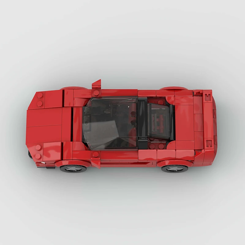 MOC Racer City Sports Super Car Vehicle Building Blocks Set - Brinquedo educacional criativo de Natal para meninos