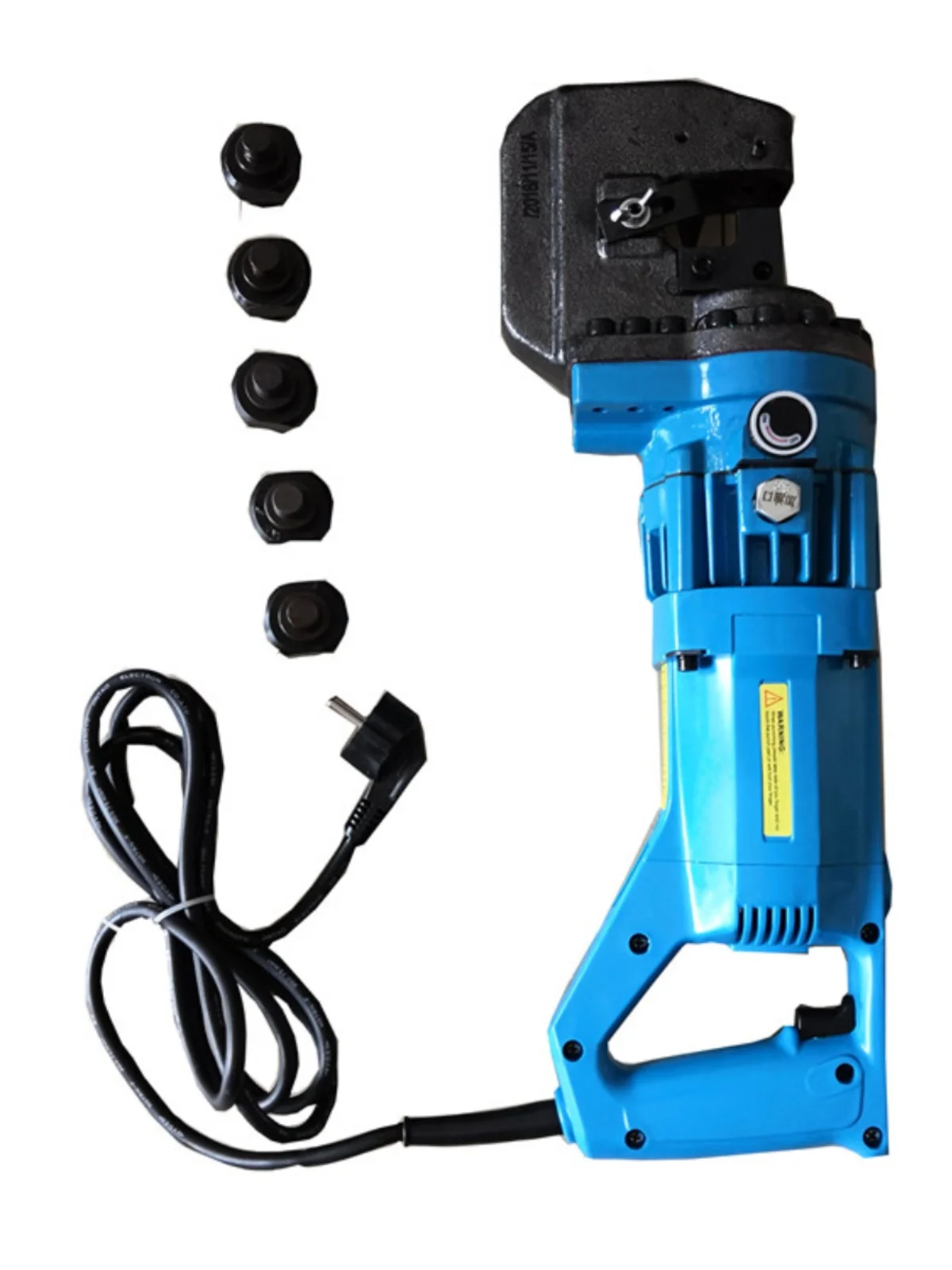 Machine de poinçonnage hydraulique électrique pour plaques d'acier, poinçonneuse portable pour cornières en acier, machine de poinçonnage portable pour cornières en acier.