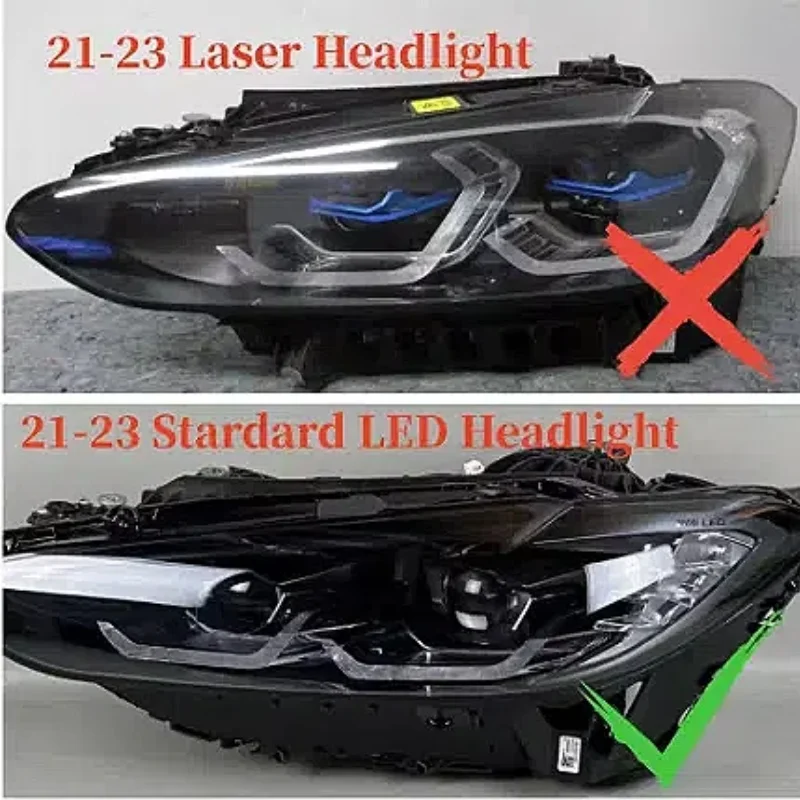 Módulo LED DRL M4 amarillo limón para BMW G22 G23 G26 G80 G82 M3 430i M440i, luz de circulación diurna sin láser, 2021 2022