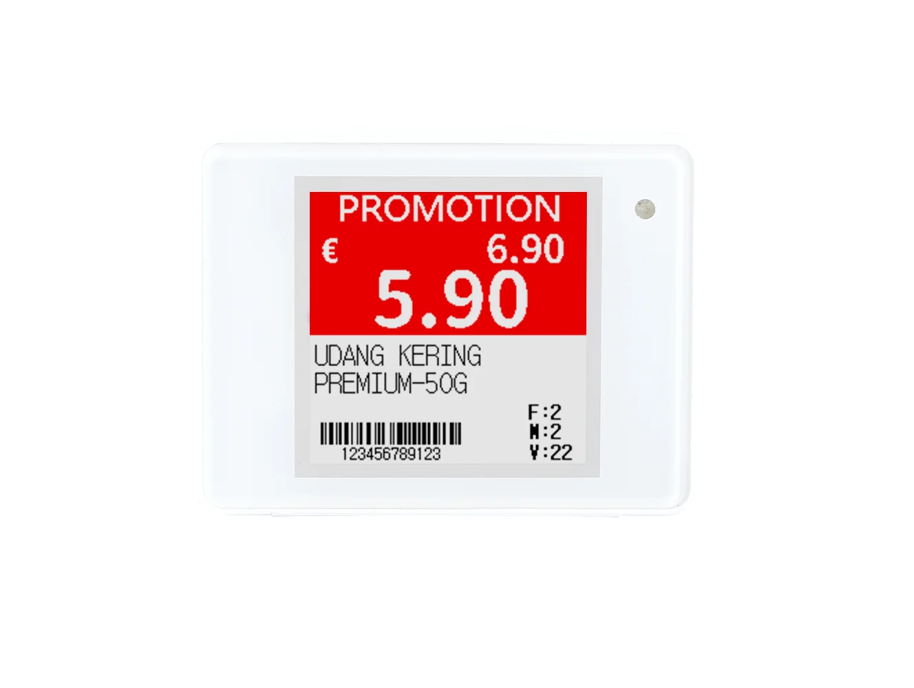 10pcs 3-color 1.54 inch electronic shelf label Eink Label digital price tag