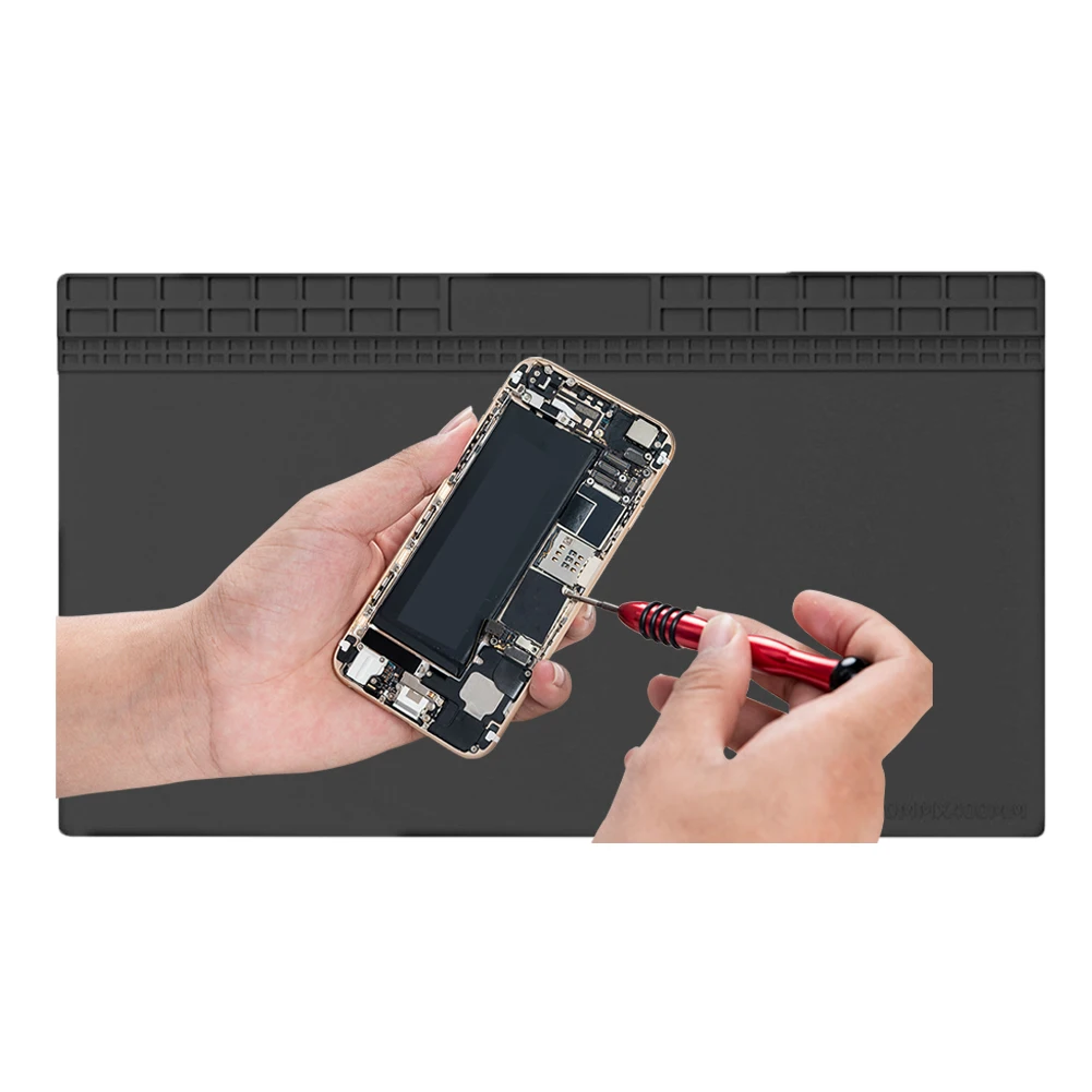 

Кремниевый ремонтный рабочий коврик, термостойкая паяльная станция BGA, 70*40 см, паяльный коврик для ремонта электронного телефона, ноутбука, часов