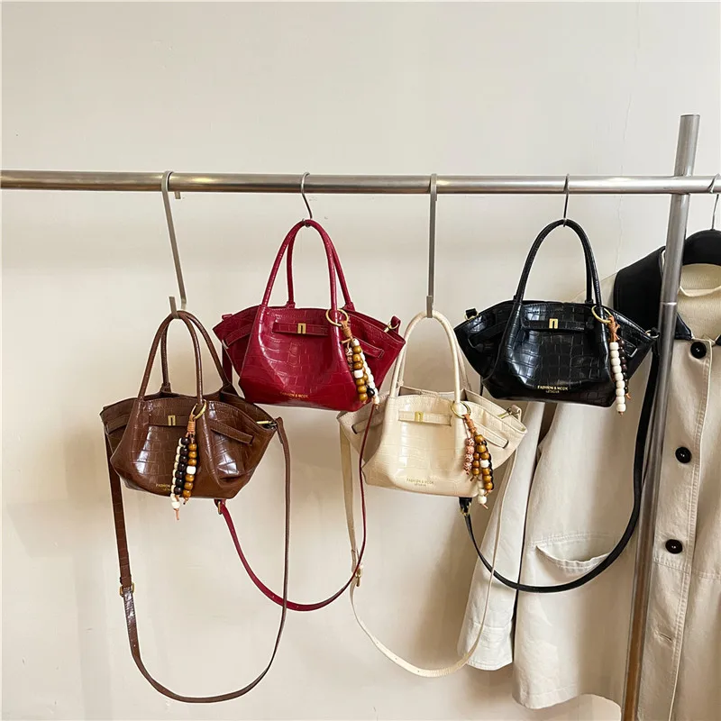 

Сумка через плечо 2025 года, женская сумка через плечо с верхней ручкой, минималистичная сумка-тоут «день-ночь», универсальная сумка-слинг, текстурированная верхняя ручка