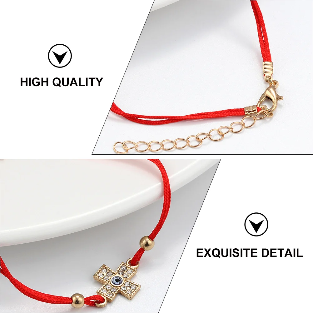 سوار متقاطع من سبيكة غير قابلة للتلاشي، ذراع متين، حبل زينة يدوي أنيق، ملحق يرتدي يوميًا